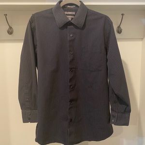 Apt 9 black stripe button down modern fit